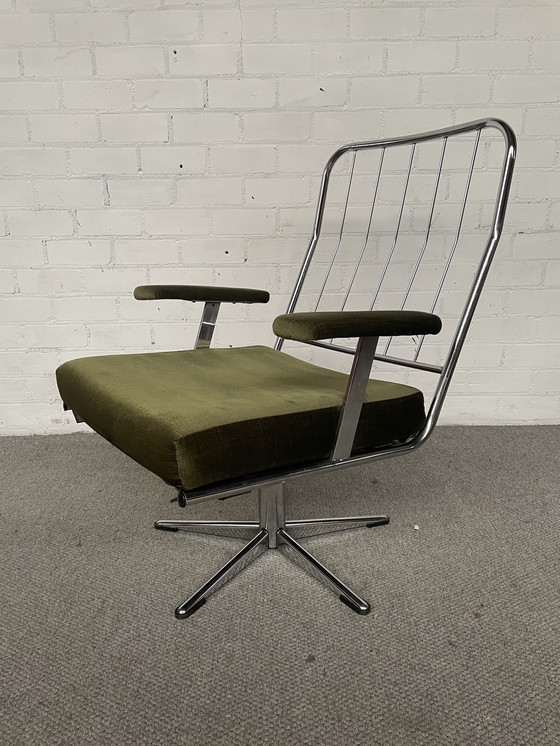 Image 1 of Vintage Belgische draaifauteuil