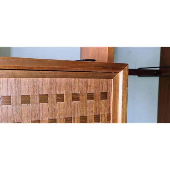 Image 1 of Vintage teak muur uinit