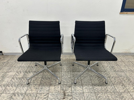 Vitra | Eames | Ea108 | Zwart Hopsak | Chroom