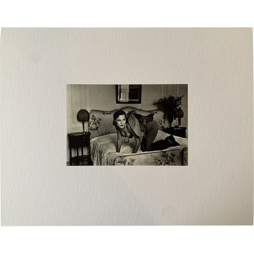 Vintage archiefpigmentprint "Saddle I, Paris 1976" van Helmut Newton, Frankrijk 1970
