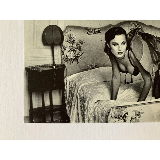 Image 1 of Vintage archiefpigmentprint "Saddle I, Paris 1976" van Helmut Newton, Frankrijk 1970