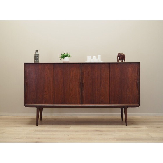 Image 1 of Vintage palissanderhouten highboard van Omann Jun, 1970