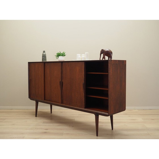 Image 1 of Vintage palissanderhouten highboard van Omann Jun, 1970