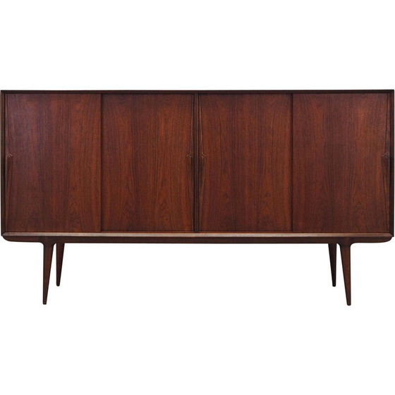 Image 1 of Vintage palissanderhouten highboard van Omann Jun, 1970