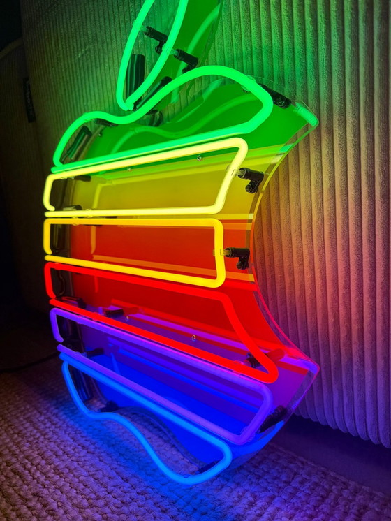 Image 1 of Apple - Neonlichtbord - Geblazen Glas - Design 