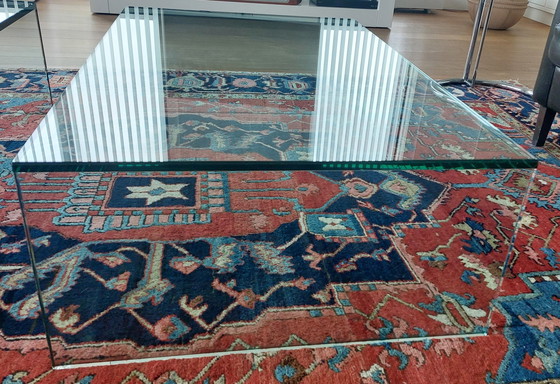 Image 1 of Moderne Strakke Glazen Salontafel