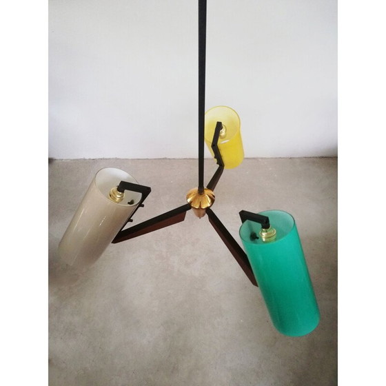 Image 1 of Vintage kroonluchter Vistosi, Italië 1950