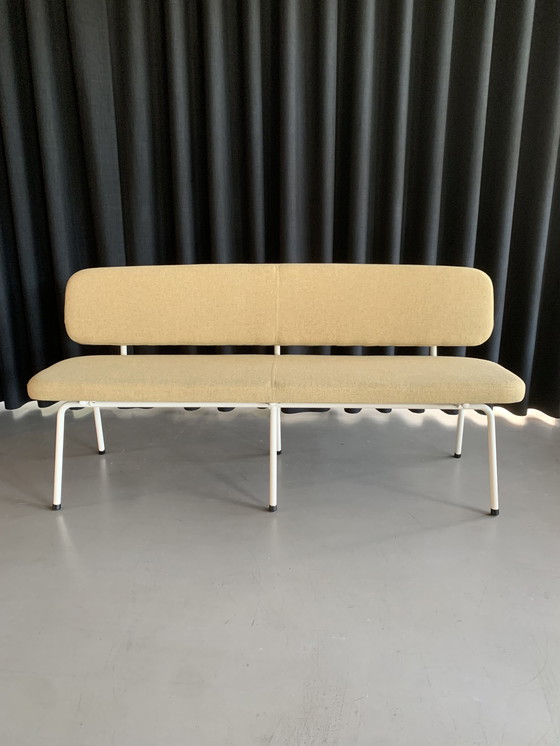 Image 1 of Design In Box - Eetkamerbank No. 1012 - 162Cm Breedte - Forward Mustard Stof