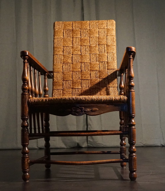 Image 1 of Fauteuil in Jacobean stijl, jaren 1900