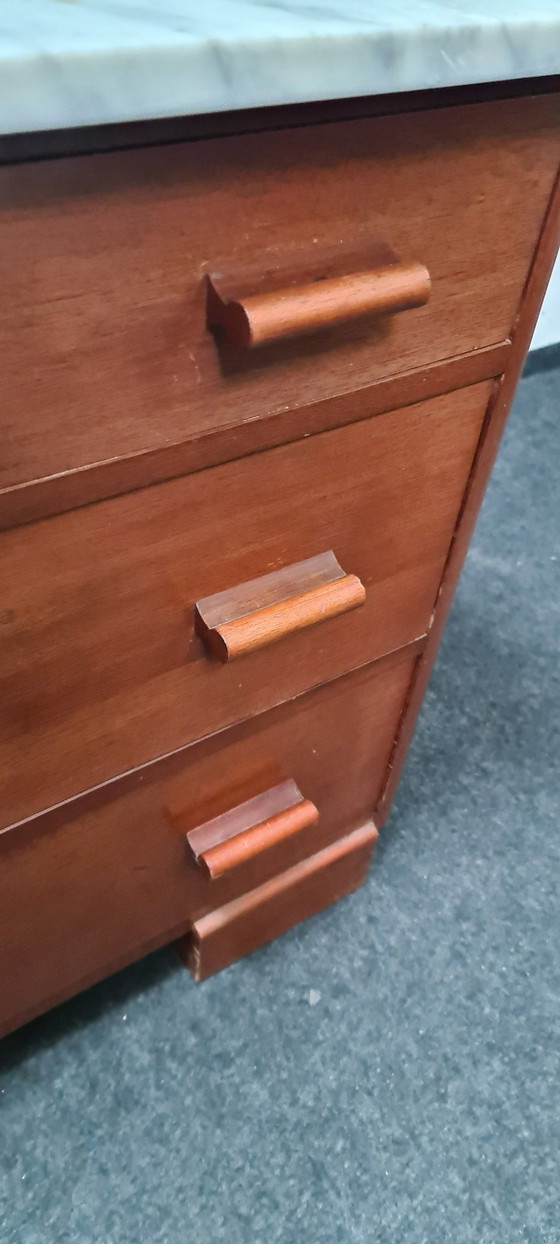 Image 1 of Vintage Art Deco Waskast