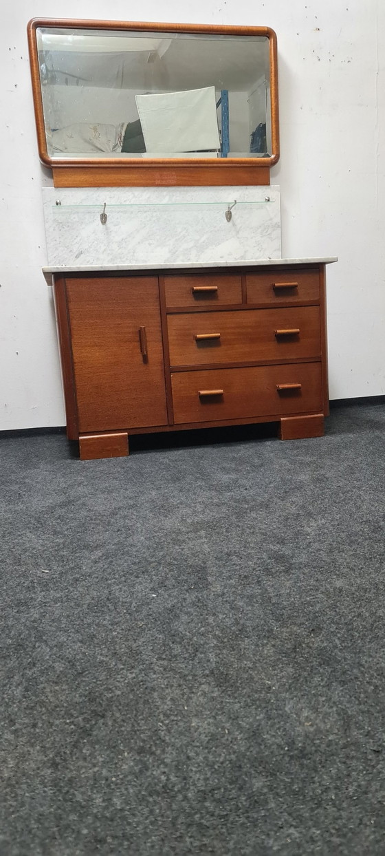 Image 1 of Vintage Art Deco Waskast