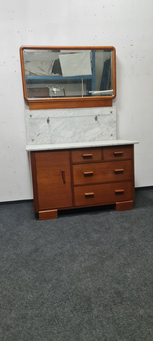 Vintage Art Deco Waskast