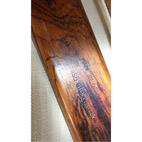 Image 1 of Set van 6 Deense vintage rozenhouten stoelen van P.E. Jorgensen voor Farso Stolefabrik