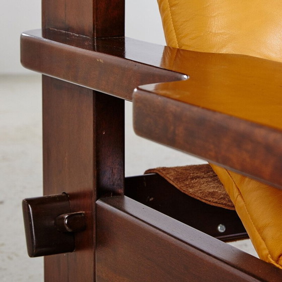 Image 1 of Set vintage leren banken van Jean Gillon voor Probel, Brazilië 1960