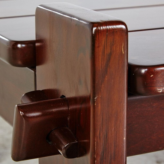 Image 1 of Set vintage leren banken van Jean Gillon voor Probel, Brazilië 1960