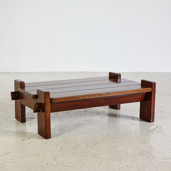 Image 1 of Set vintage leren banken van Jean Gillon voor Probel, Brazilië 1960