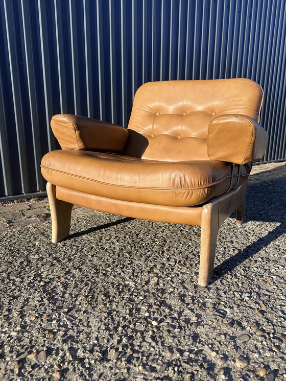 Image 1 of Vintage brutalist stoel easy chair