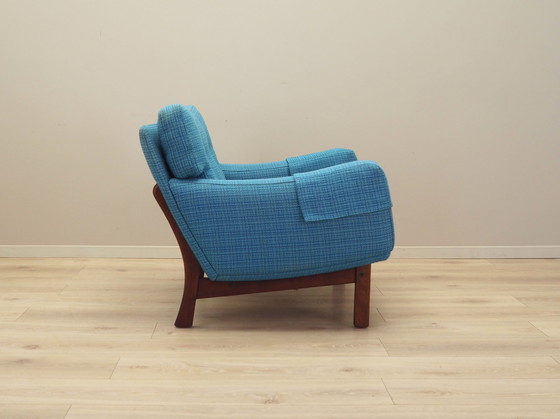 Image 1 of Blauwe fauteuil, Deens ontwerp, 1960S, Productie: Denemarken