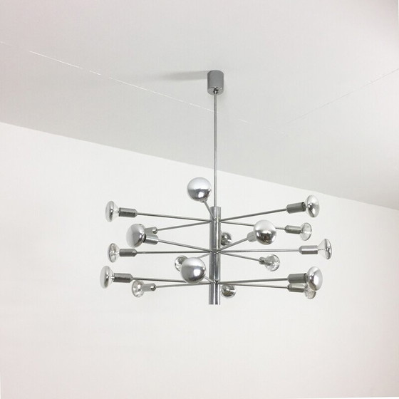 Image 1 of Vintage modernistische chromen sputnik ophanging voor Cosack lampen, Duitsland 1960