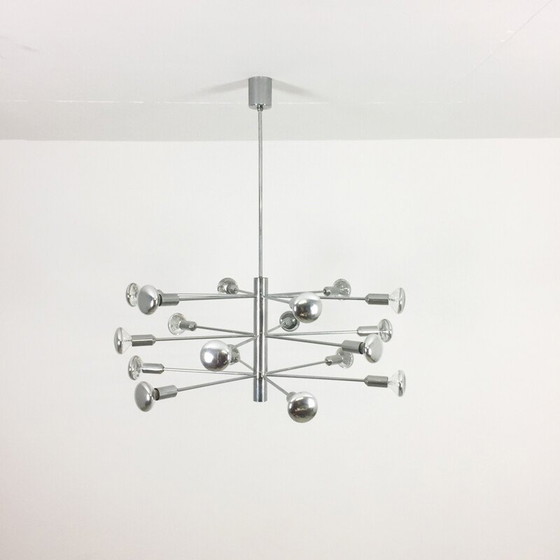 Image 1 of Vintage modernistische chromen sputnik ophanging voor Cosack lampen, Duitsland 1960