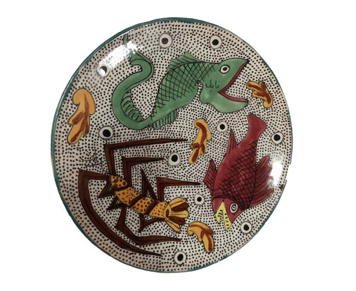 Murale kalksteen - Vintage bord - Nabeul - 1970