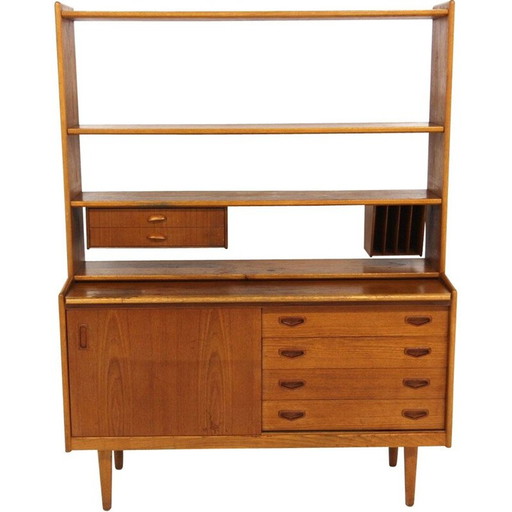 Vintage teakhouten bureau, Zweden 1960