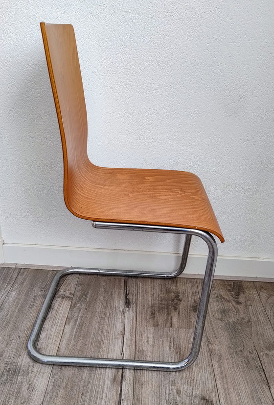 Image 1 of 4x Modern jaren 70 eetkamerstoelen