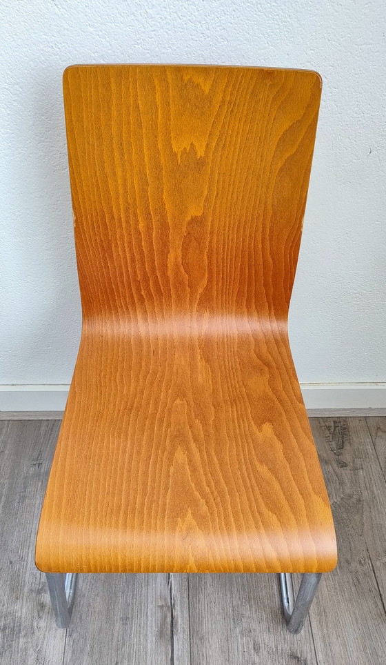 Image 1 of 4x Modern jaren 70 eetkamerstoelen