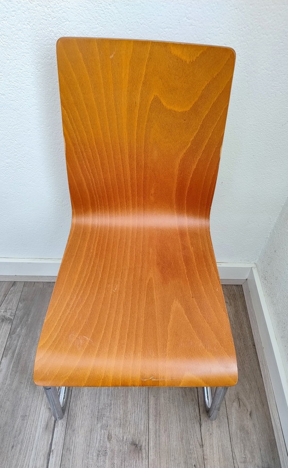 Image 1 of 4x Modern jaren 70 eetkamerstoelen