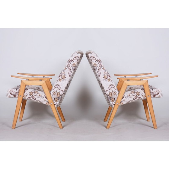 Image 1 of Paar vintage fauteuils van Jan Šmídek, Tsjechisch 1950