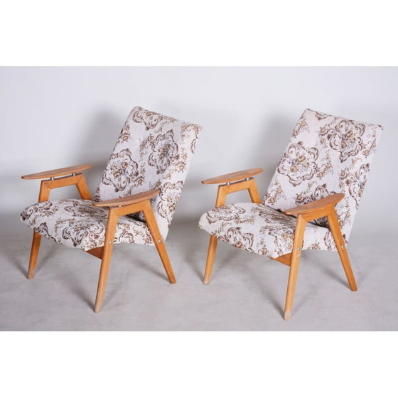 Image 1 of Paar vintage fauteuils van Jan Šmídek, Tsjechisch 1950