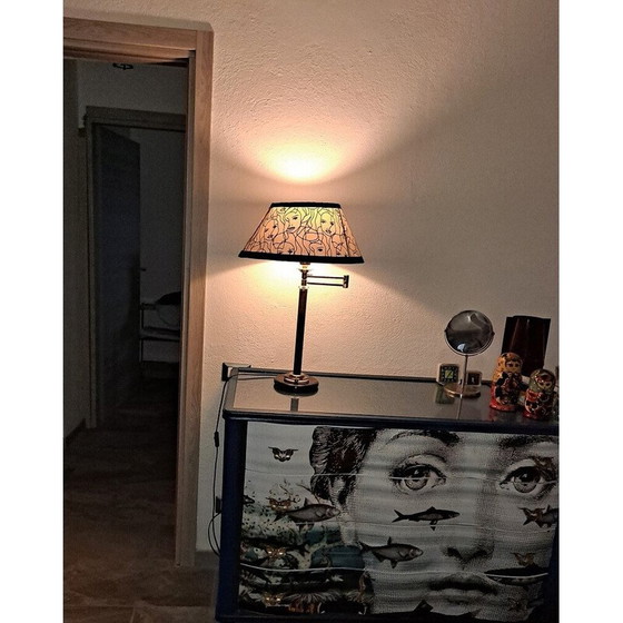 Image 1 of Mid century Italiaanse dubbele zwaailamp van Linea Luce Firenze, 1960-1970