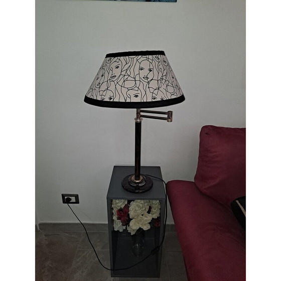 Image 1 of Mid century Italiaanse dubbele zwaailamp van Linea Luce Firenze, 1960-1970