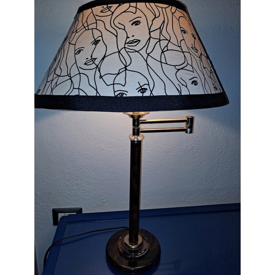 Image 1 of Mid century Italiaanse dubbele zwaailamp van Linea Luce Firenze, 1960-1970