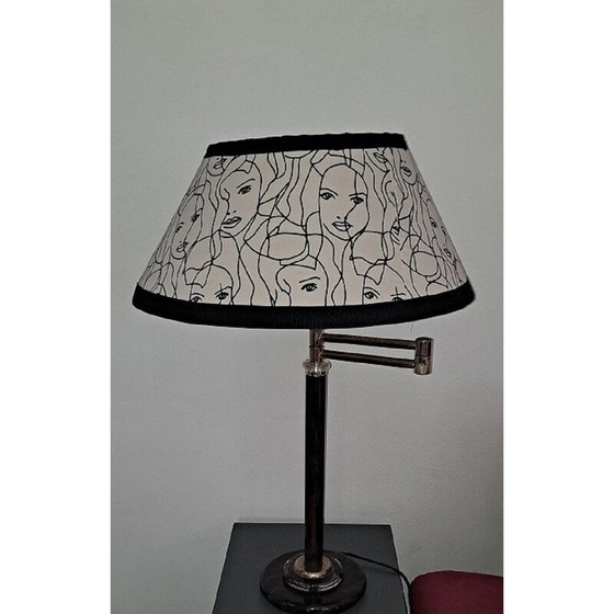 Image 1 of Mid century Italiaanse dubbele zwaailamp van Linea Luce Firenze, 1960-1970