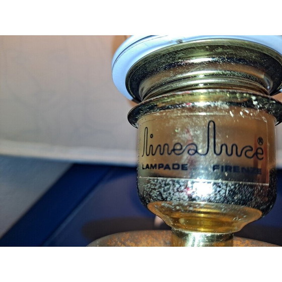 Image 1 of Mid century Italiaanse dubbele zwaailamp van Linea Luce Firenze, 1960-1970