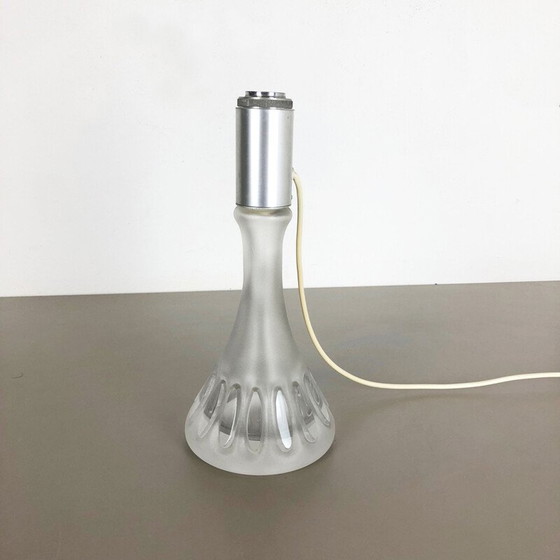 Image 1 of Vintage tulp bureaulamp in metaal en glas van Peill en Putzler, Duitsland 1970