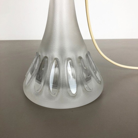 Image 1 of Vintage tulp bureaulamp in metaal en glas van Peill en Putzler, Duitsland 1970
