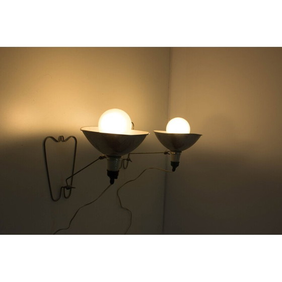 Image 1 of Paar Vintage industriële wand- of tafellampen, max 500W