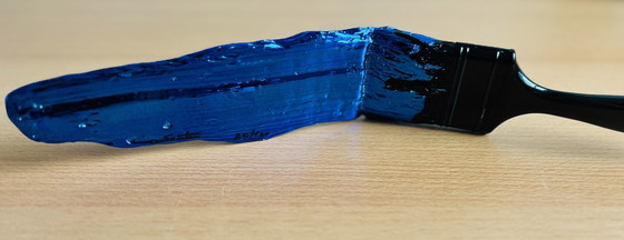 Image 1 of Kunstobject Santicri - Kwast Blauw