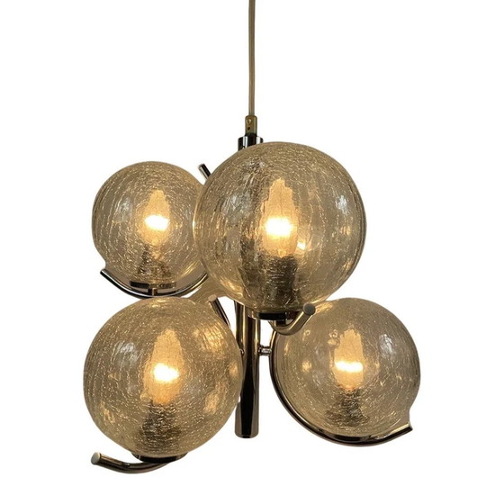 Image 1 of Richard Essig - Hangende hanger - model Sputnik - inclusief nieuwe lampen - Space Age Design