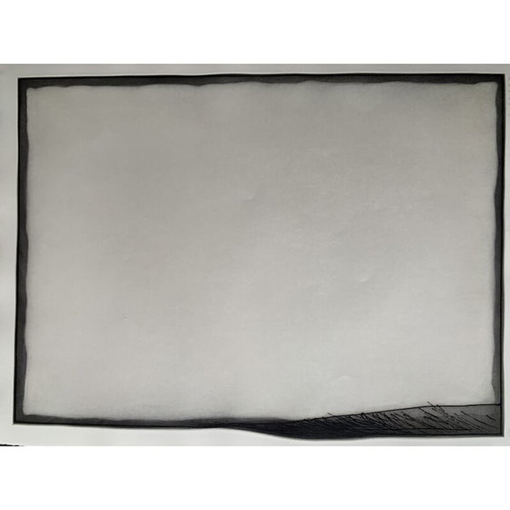 Image 1 of Vintage ets op margenes 8 papier door Erwin Bechtold, 1977