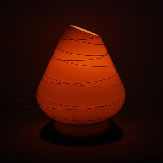 Image 1 of Vintage Glas tafellamp