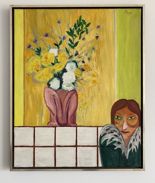 Yvan Theys (1936-2005) – schilderijen tekeningen, Canvas, Figuratief (photo 2 of 5)