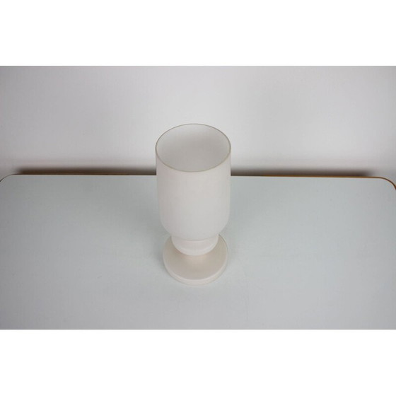 Image 1 of Vintage glazen tafellamp van Osvětlovací sklo Valašské Meziříčí, Tsjecho-Slowakije 1970