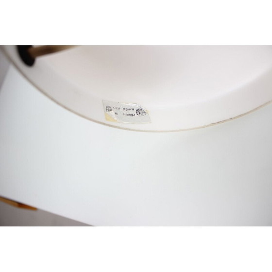 Image 1 of Vintage glazen tafellamp van Osvětlovací sklo Valašské Meziříčí, Tsjecho-Slowakije 1970