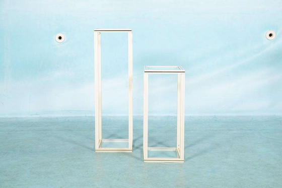 Image 1 of Set minimalist zuilen Pierre Vandell, postmodern art stand