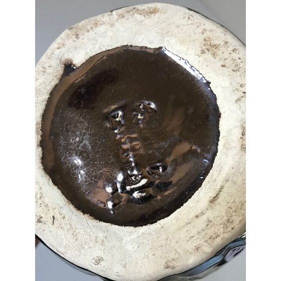 Image 1 of Vintage iriserende keramische kan, 1960