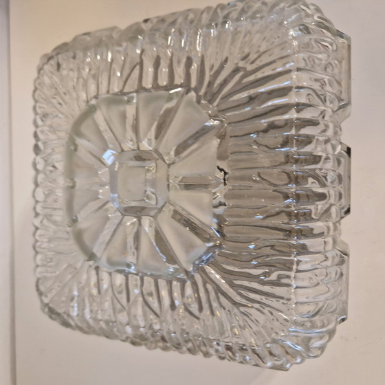 Image 1 of Vintage Plaffonieire Jaren 60 Icecube Plafondlamp