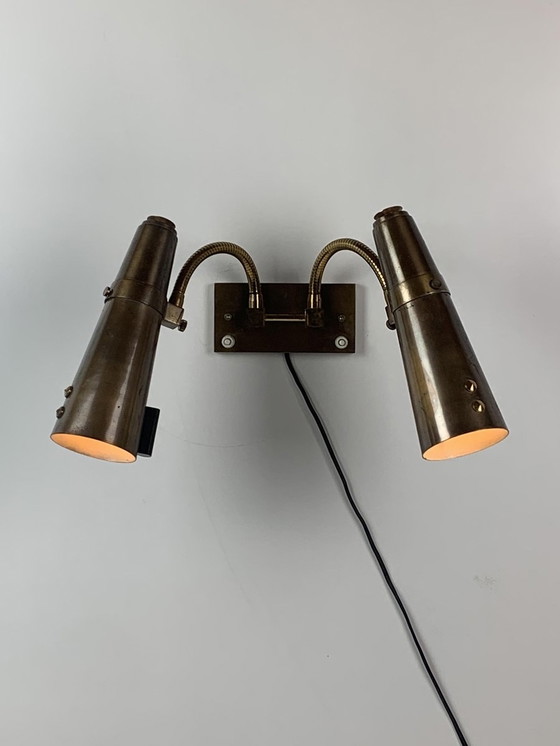 Image 1 of Wandlamp met zwanenhals, 1950